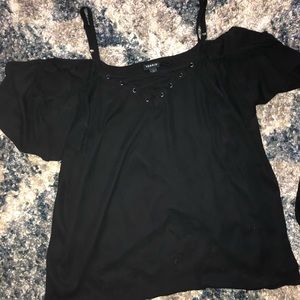 Torrid strappy blouse